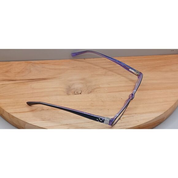 Calvin Klein Platinum 5689 Bordeaux Pink Rectangular Full-Rim Eyeglasses Frames - Picture 13 of 16